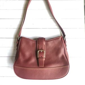 Vintage Coach Leather Hampton Bag